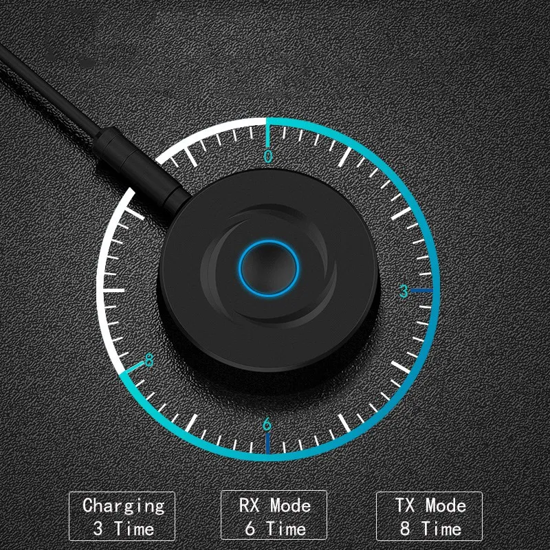 Bluetooth 5,0 приемник передатчик 3,5 мм AUX Стерео музыка аудио беспроводной адаптер для ТВ автомобиля