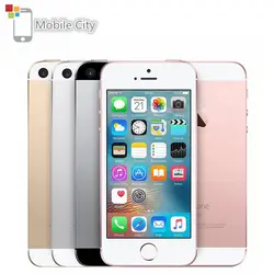 Оригинальный Apple iPhone SE Dual-Core, 4G, LTE, смартфон, 12MP 4 "IOS 2 Гб Оперативная память 16/64GB Встроенная память по отпечатку пальца для разблокированного