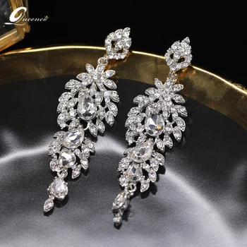 

Earing Schmuck Jewelry For Women Rhinestone Dangling Tassel Wedding Earrings Pendant Joyero Aesthetic Accessories Earring