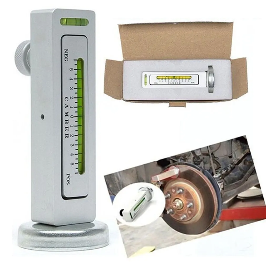 

Adjustable Magnetic Gauge Tool Camber Castor Strut Wheel Car Four Wheel Aligner Bubble Positioning Tool