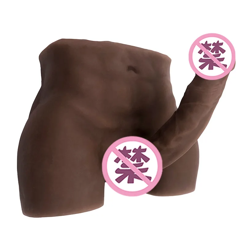 20 см большой пенис Реалистичная задница половинная секс кукла для женщин