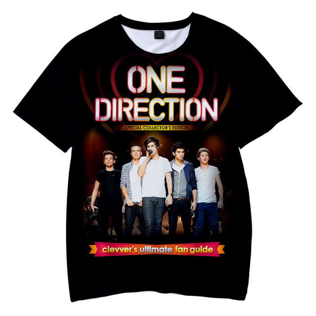 ONE DIRECTION THEMED 3D T-SHIRT