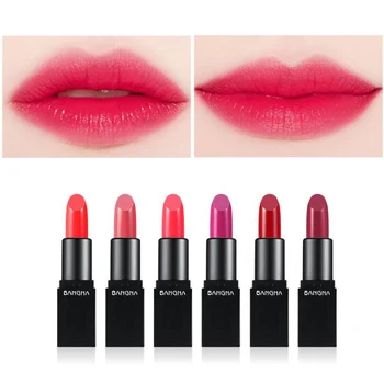 

BEAUTY GLAZED 6pcs/Set Liquid Lipstick Lip Gloss Professional Makeup Matte Lipstick student Kit Long Lasting Cosmetics Maquiagem