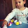 6pcs Montessori Smart Eggs 3D Puzzle Toys for Children Educational Learning Math Toy Kids Color Shape Recognize Match Easter Egg 6