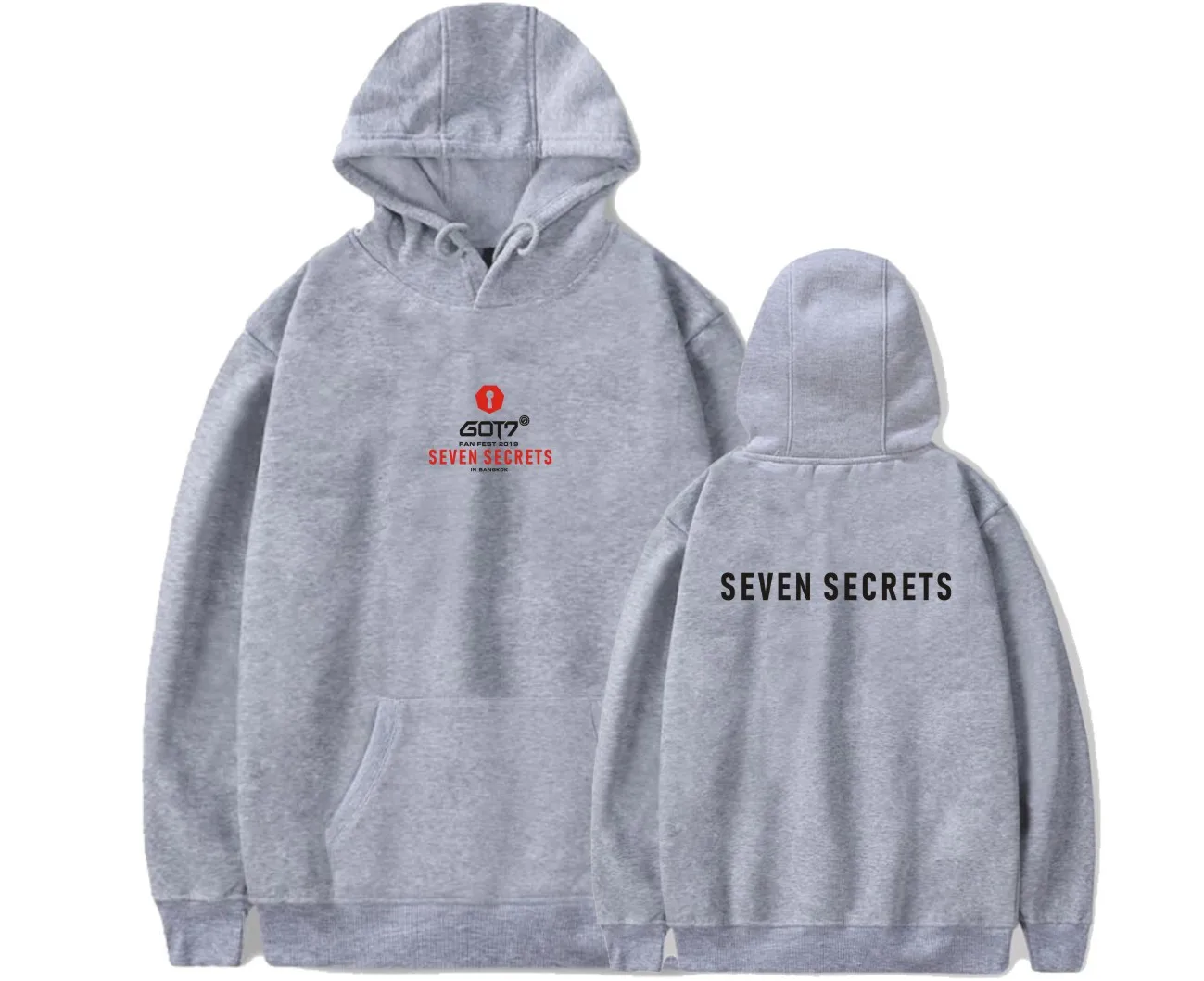 Новинка kpop Harajuku модные толстовки Got7 Seven Secrets концертный пуловер с принтом Мужские