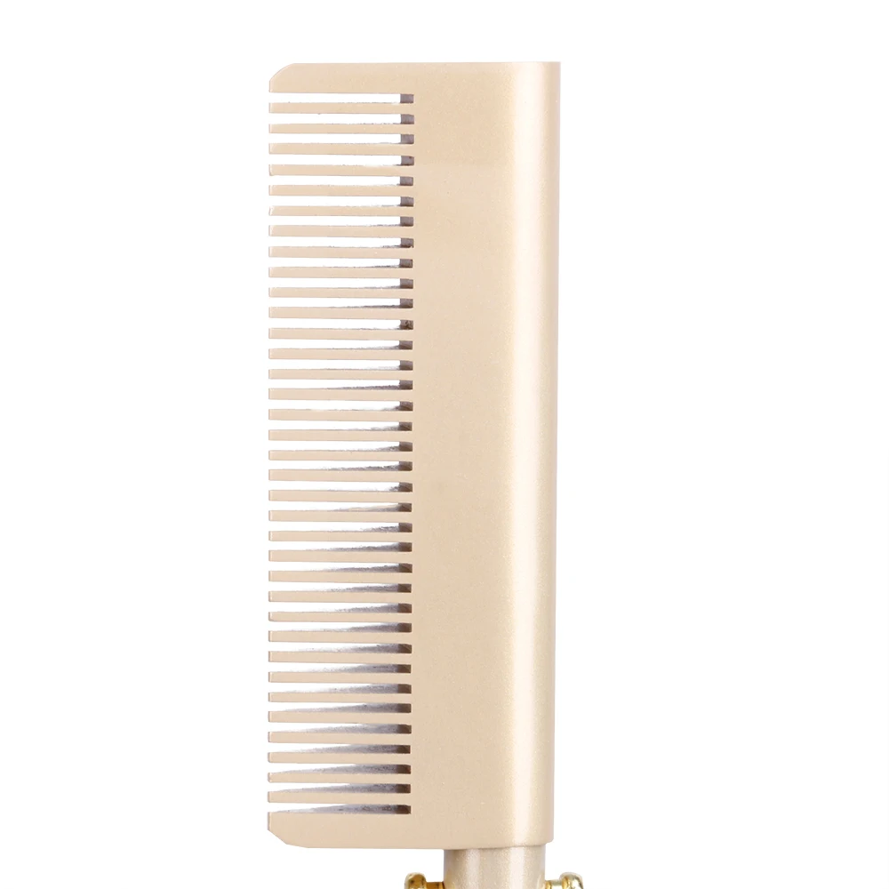 Electric Comb Straightener High Heat Press Comb Hot Straightening Electric Titanium Alloy Comb Environmentally Friendly
