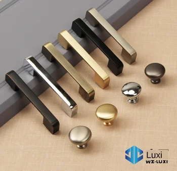 

Cabinet drawer zinc alloy handle simple Nordic Chinese style door handle cabinet door handle The doorknob