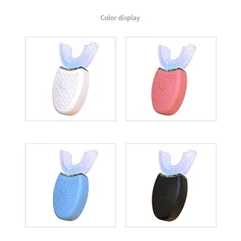 

360 Degree Automatic Whitening Toothbrush U-Type Electric Toothbrush Automatic Electric Ultrasonic Vibration Toothbrush