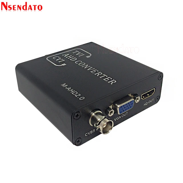 Full HD 5MP 2MP 720P 1080P AHD TVI CVI to HD VGA CVBS Converter Switch For CCTV Camera Video Tester Convert Adapter 6