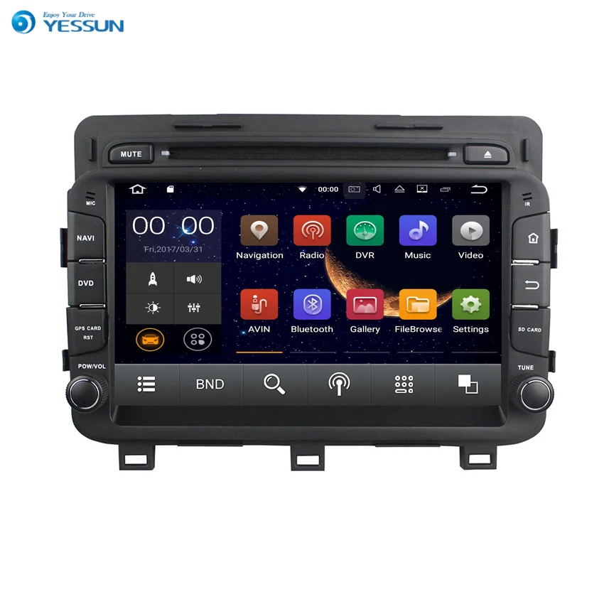 Автомагнитола YESSUN для KIA K5 / OPTIMA 2014 мультимедийное радио на Android gps навигация dvd