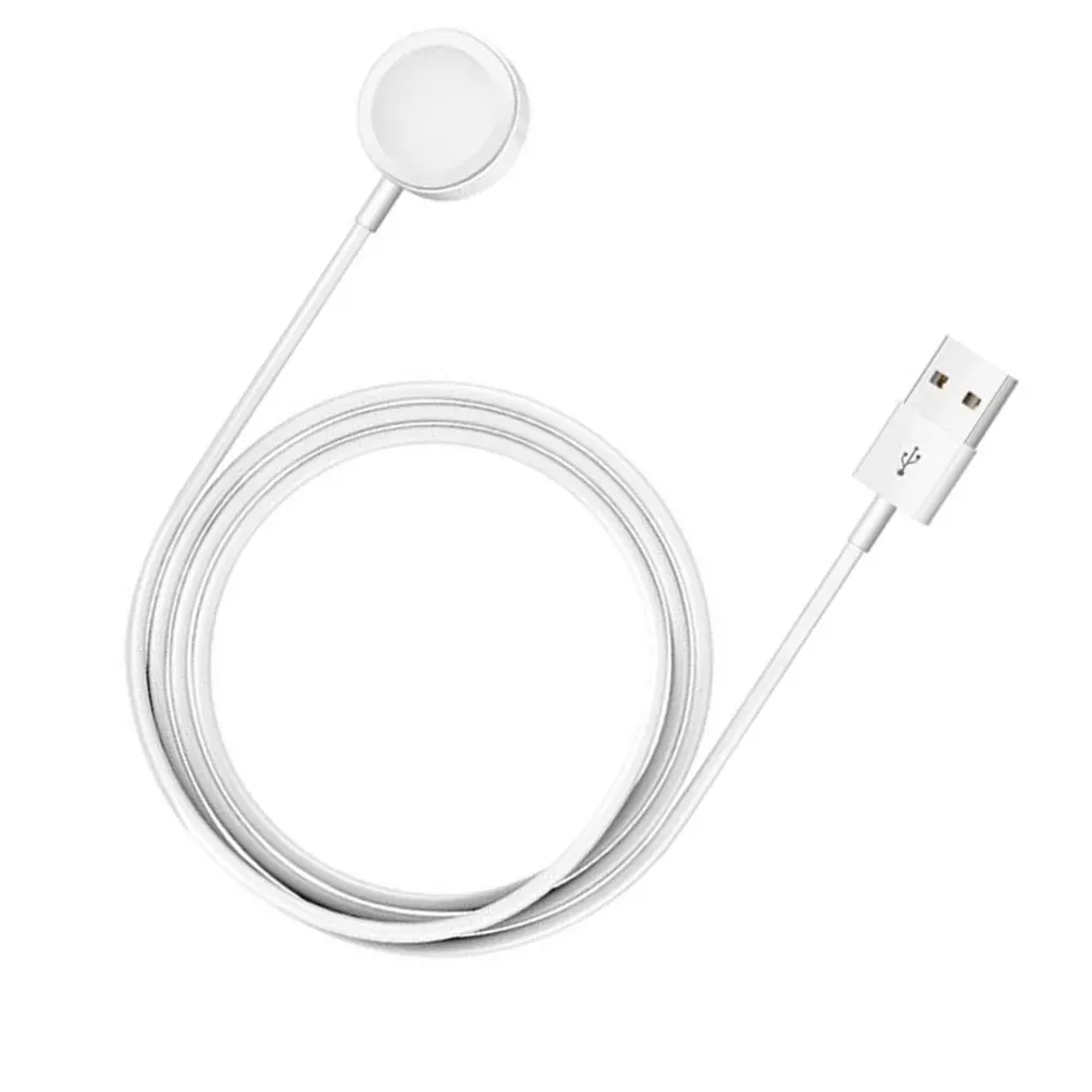 Беспроводной Зарядное устройство для iPhone для наручных часов iWatch серии 1/2/3/4 Магнитный Зарядное устройство с 1 м USB кабель быстрая зарядная