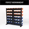 36pc tool Parts box Storage Rack Shelving Garage Hardware screw Tool organize Box with iron shelf Components box ► Photo 2/4