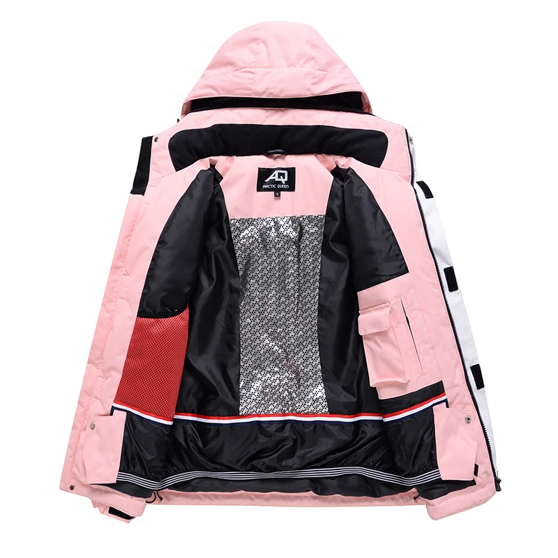 Ski Suit Winter Men Women Splicing Snow Ski Jacket Warm Windproof Thickened Snowboard Pants Waterproof Alpine Suit