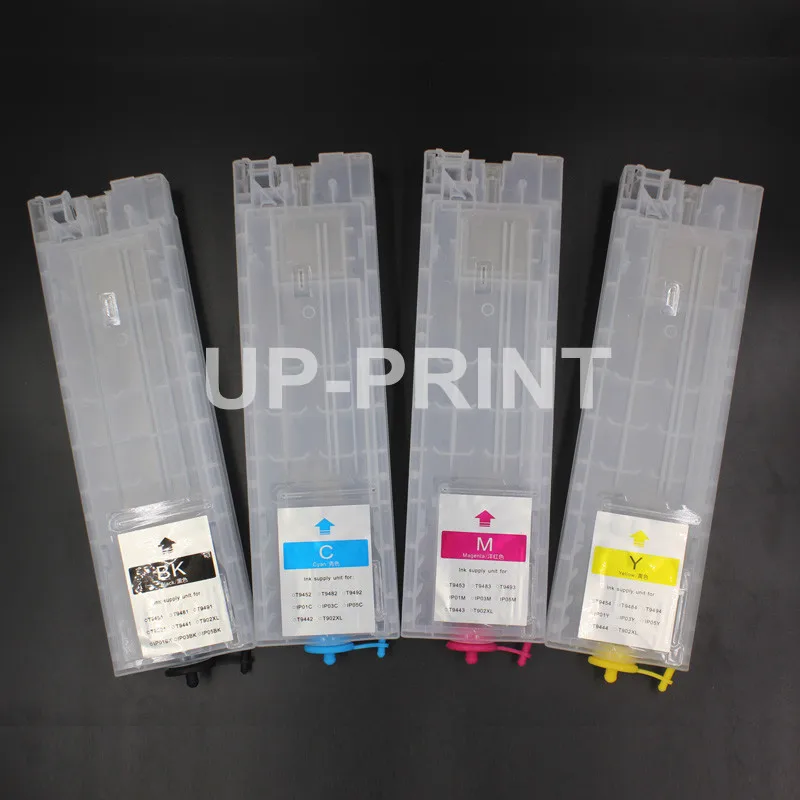 UP 1setT944 T945 T946 без чипа перезаправляемый картридж совместимый для Epson WF C5290 C5790 C5210