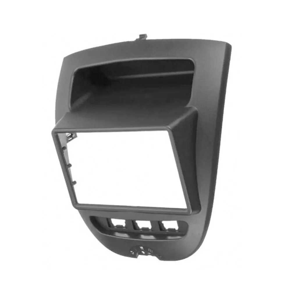 2Din Пыльник DVD стерео панель для Toyota* Aygo*/Citroen* C1/≥g* eot 107 2005- рамка панель приборной панели Установка отделка комплект