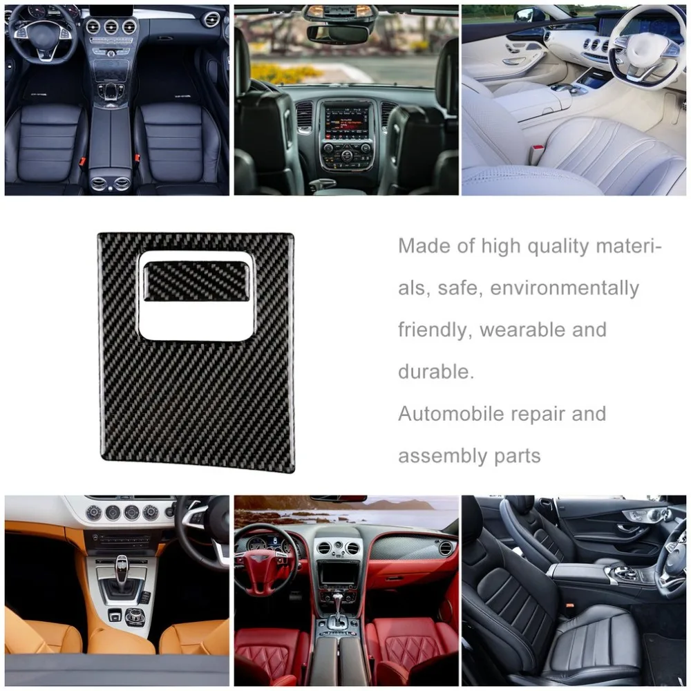 Для Toyota Camry карбоновая внутренняя сторона водительского бокса крышка- 1 шт. крышка рамка отделка автомобильные аксессуары