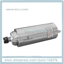 GDK100-24Z/3,2 мотор шпинделя с постоянным крутящим моментом 24000 кВт AC220V мотор шпинделя об/мин мотор шпинделя с водяным охлаждением