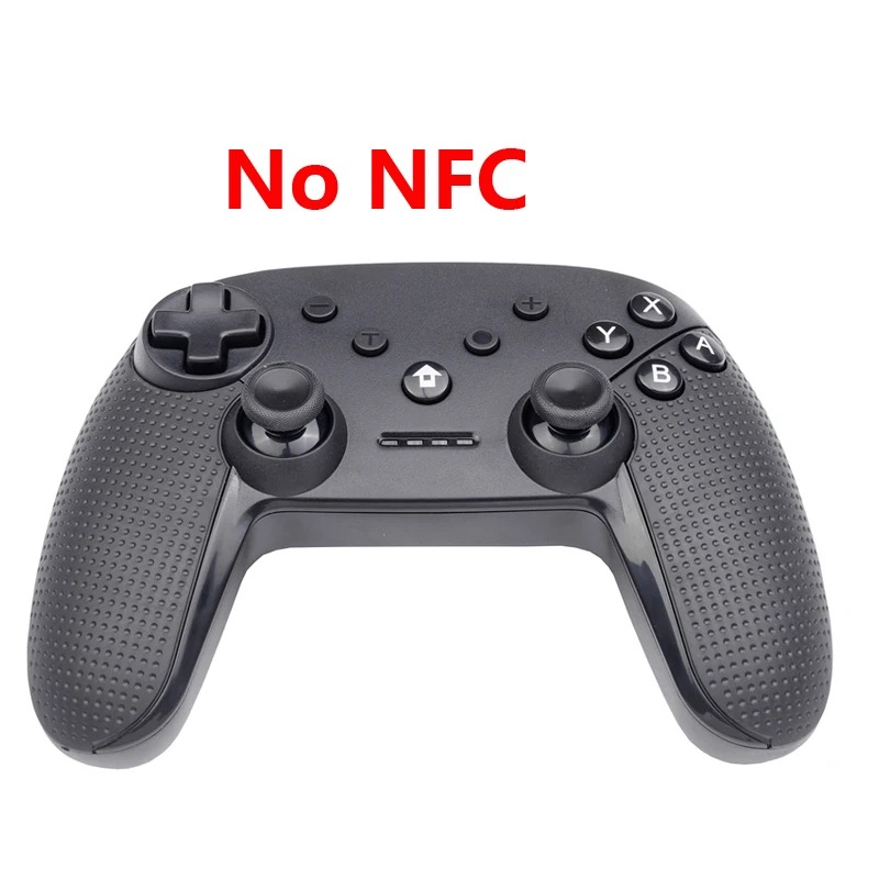 Bluetooth геймпад Беспроводной джойстик для Nintendo Switch Pro NS-переключатель Pro NFC геймпад игровой джойстик контроллер с 6-осевым ручка - Цвет: Black No NFC