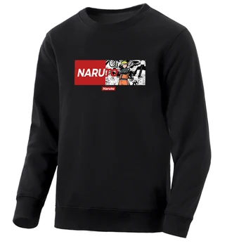 

Naruto Anime Men Hoodie 2020 Spring Hot Fashion Men'S Pullover Uzumaki Naruto Print Mens Sweatshirt Japanese Harajuku Sportswear