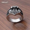 316L Stainless Steel New Viking Ring  Mjolnir Thor Hammer Celtics Knot Rings Men's Nordic Amulet Jewelry 3