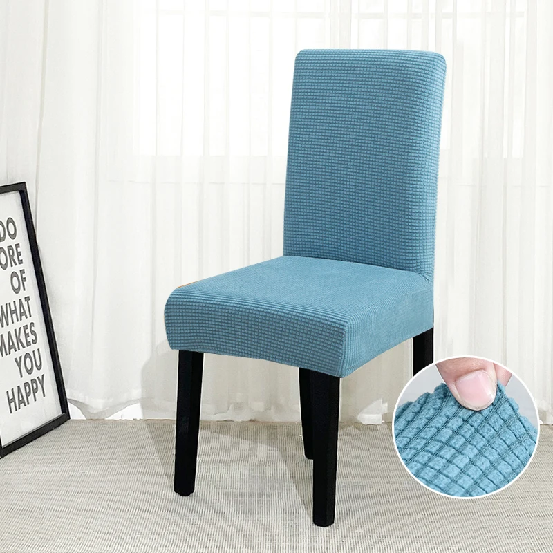 1/2/4/6pcs Jacquard Elastic Dining Chair Cover Spandex Slipcover Protector Case Kitchen Seat Banquet housse de chaise | Дом и сад