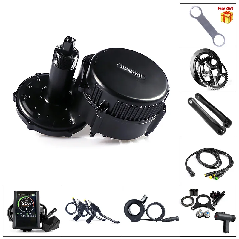 Excellent Bafang 8fun BBS02B 36V 500W MM G340.500 Electric Bike Mid Drive Motor Conversion Kits For Bicycle Engine Kit BBS02 0