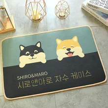 Напольный коврик в дверь, кухонный коврик в спальню, противоскользящий бытовой коврик, водопоглощающий коврик в дверь ванной комнаты