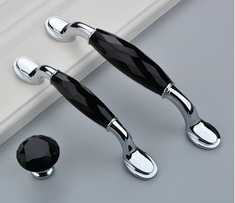 96128mm k9 crystal kitchen cabinet wine cabinet door handle gold drawer tv table bathroom cabinet knob 5 modern fashion deluxe (1)