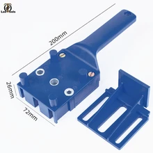 נגרות דובל לנענע מתאים 6 8 10mm מקדחי עץ קידוח Doweling חור מסור כלים כף יד תרגיל מדריך עם מתכת שרוול(China)