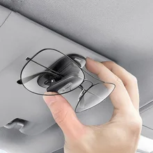 

Car Glasses Case Auto Sun Visor Glasses Holder Sunglasses Clip Card Ticket Holder Pen Case Clip Box Universal Accessories