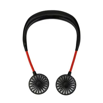 

USB Mini Fan Neck Fan Rechargeable Small Portable Sports Fan light Usb Desk Hand Air Conditioner cooler