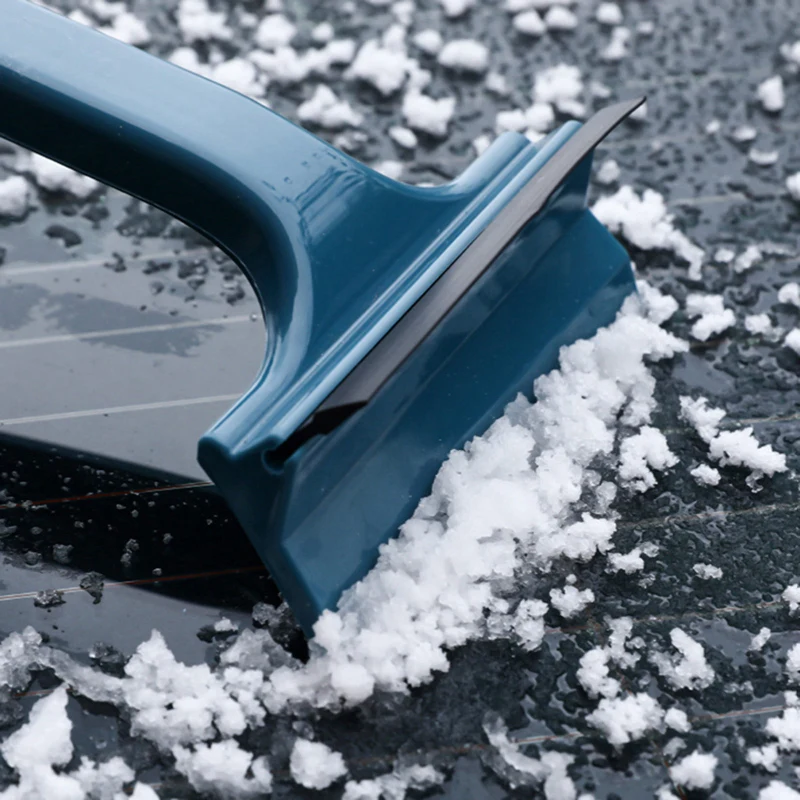 Multifunctional Adjustable Car Ice Scraper 2 In 1 Retractable Telescopic Ice Remover Winter Auto Windshield Snow Shovel