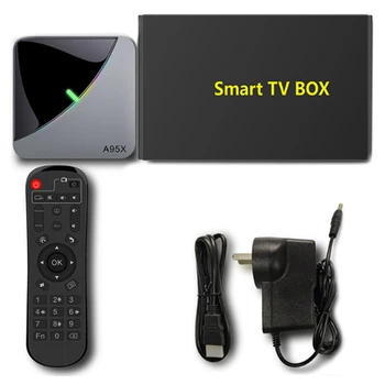

A95X F3 Air Android 9.0 Smart TV Box Amlogic S905X3 2.4G&5G Dual Wifi HDR Set-Top Box Home Media Player UK Plug