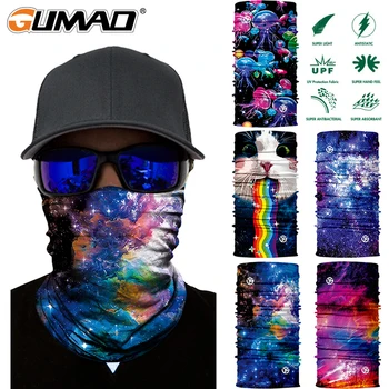 

3D Galaxy Seamless Magic Neck Gaiter Face Shield Tube Running Cycling Camping Ski Fishing Bandana Headband Scarf Men Women