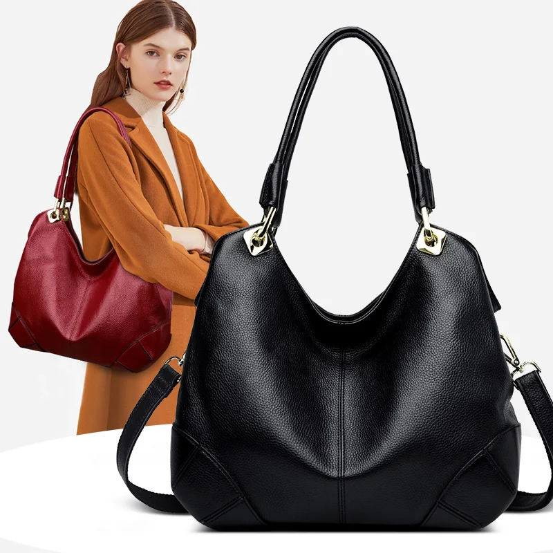 

YILIAN2020 leather single-shoulder bag for fashionable and casual cowhide large-capacity lady bag