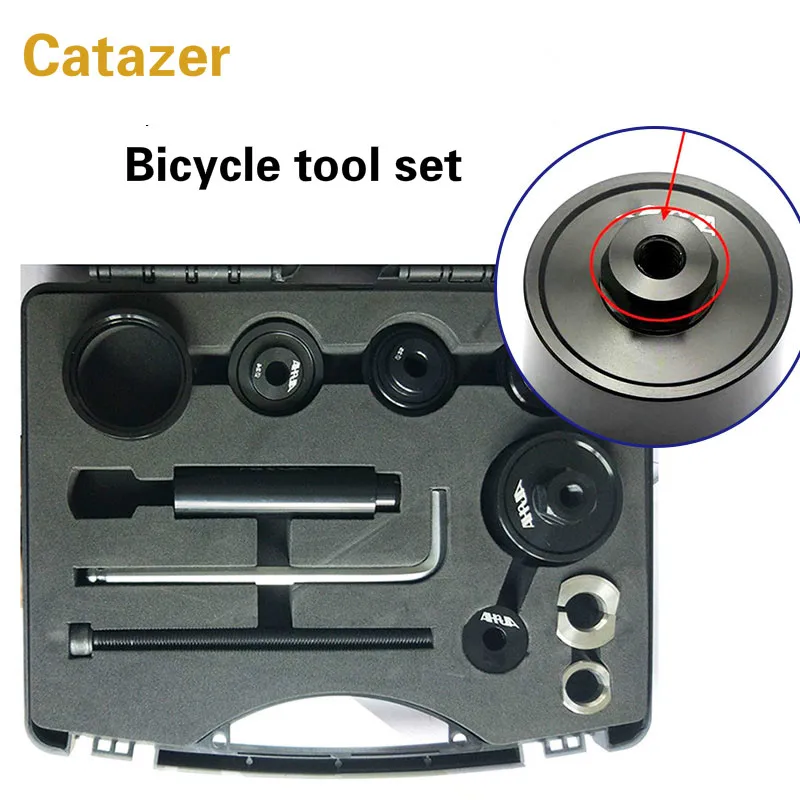 

Bicycle Static Press-in Center Axle Mounting and Disassembly Tool Center Axle BAKCET BOTTOM BB Install and Remove Tool Set