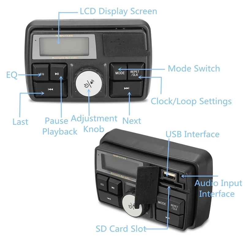 de som com rádio mp3, bluetooth, à