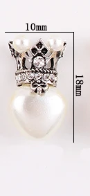 100 шт Nail Art Стразы 16-ти дизайн ногтей металлический цвета: золотистый, серебристый роскошный чехол-портмоне в ретро-стиле 3D Стразы DIY с креплением на кератиновых пластинах художественное оформление Стразы x1bag - Цвет: JE445