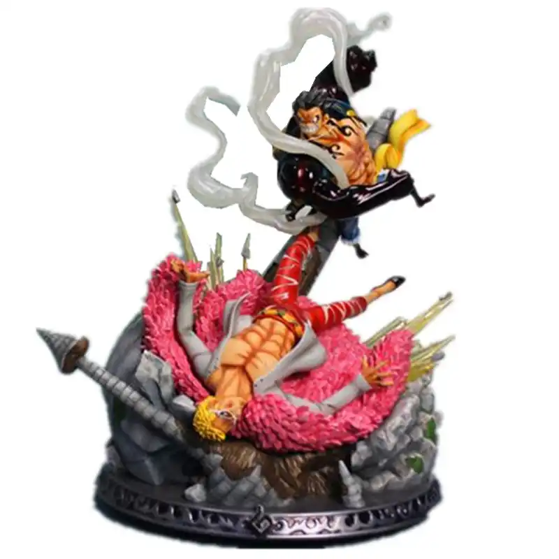 18 Anime One Piece Luffy Gear 4 Bounceman Vs Donquixote Doflamingo Battle Ver Statue Gk Action Figure Collectible Model Toy K69 Action Figures Aliexpress