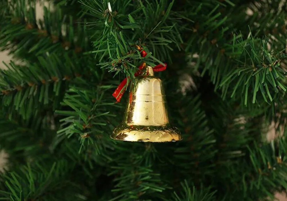 Колокольчики Рождественские украшения Рождественские золотые колокольчики елочные украшения Праздничные золотые колокольчики рождественские украшения#37