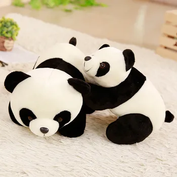 

1pc 25cm Cute Giant Panda Doll Soft Plush Toys Gift for Children Stuffed anilmal Doll Kids Toys