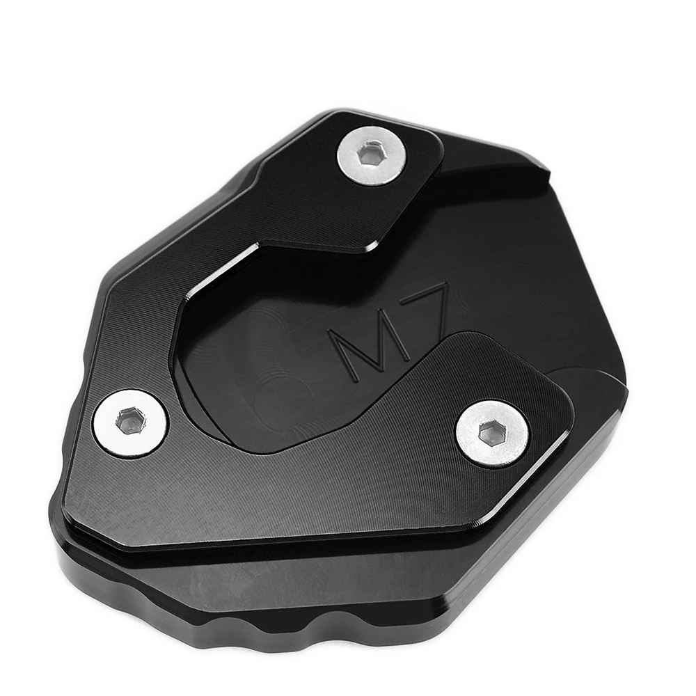Black BJ Kickstand боковая стойка накладка удлинитель Аксессуары для мотоциклов для Yamaha MT07 MT 07 MT-07 - Цвет: Black