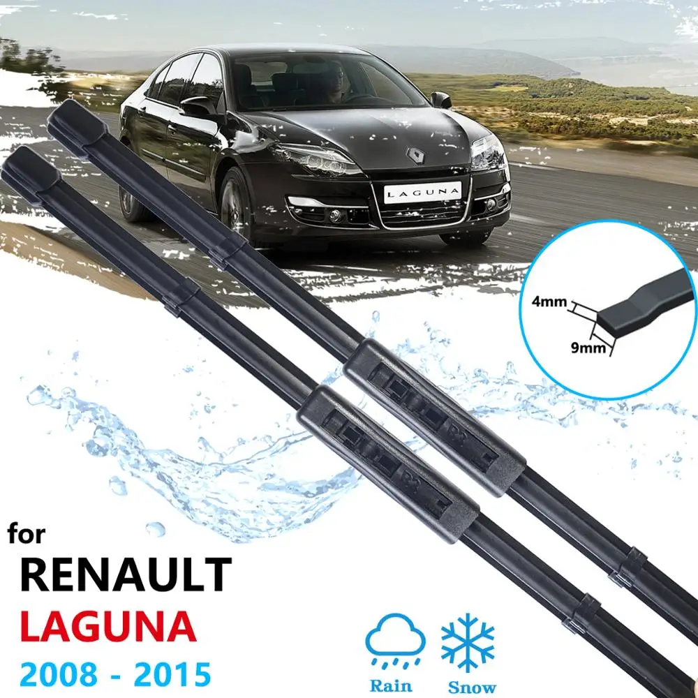 Щетка стеклоочистителя для Renault Laguna X91 MK3 2008 ~ 2015 дворники лобового стекла