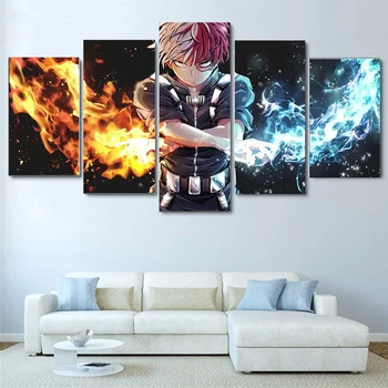 

Japanese Anime My Hero Academia Anime Decorative Painting Home Living Room Bedroom Canvas Painting