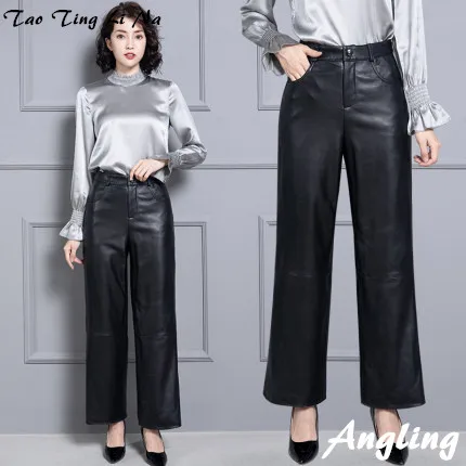 2020 Vrouwen Mode Real Echt Schapenleer Broek KP2 2020 Vrouwen Mode Real Echt Schapenleer Broek KP2