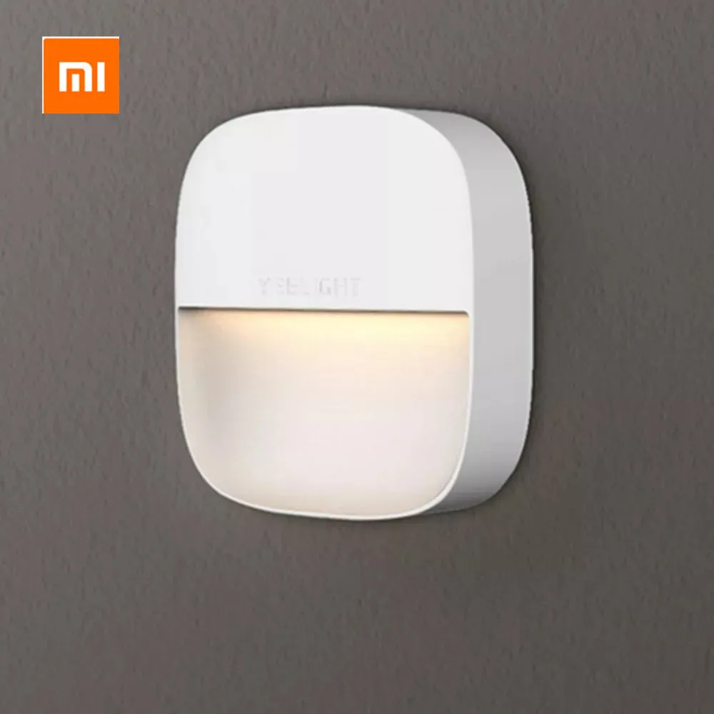  Xiaomi Mijia Yeelight YLYD09YL квадратный с регулируемым светом умный датчик ночного света Ультра низкое энергопотребление AC220V 