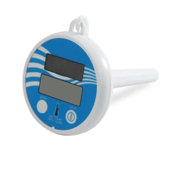 

Hot Tub Accurate Thermometer Solar Powered Spa ABS Water Temperature Safe Pond Portable Gauge Digital Swimming Pool Floating