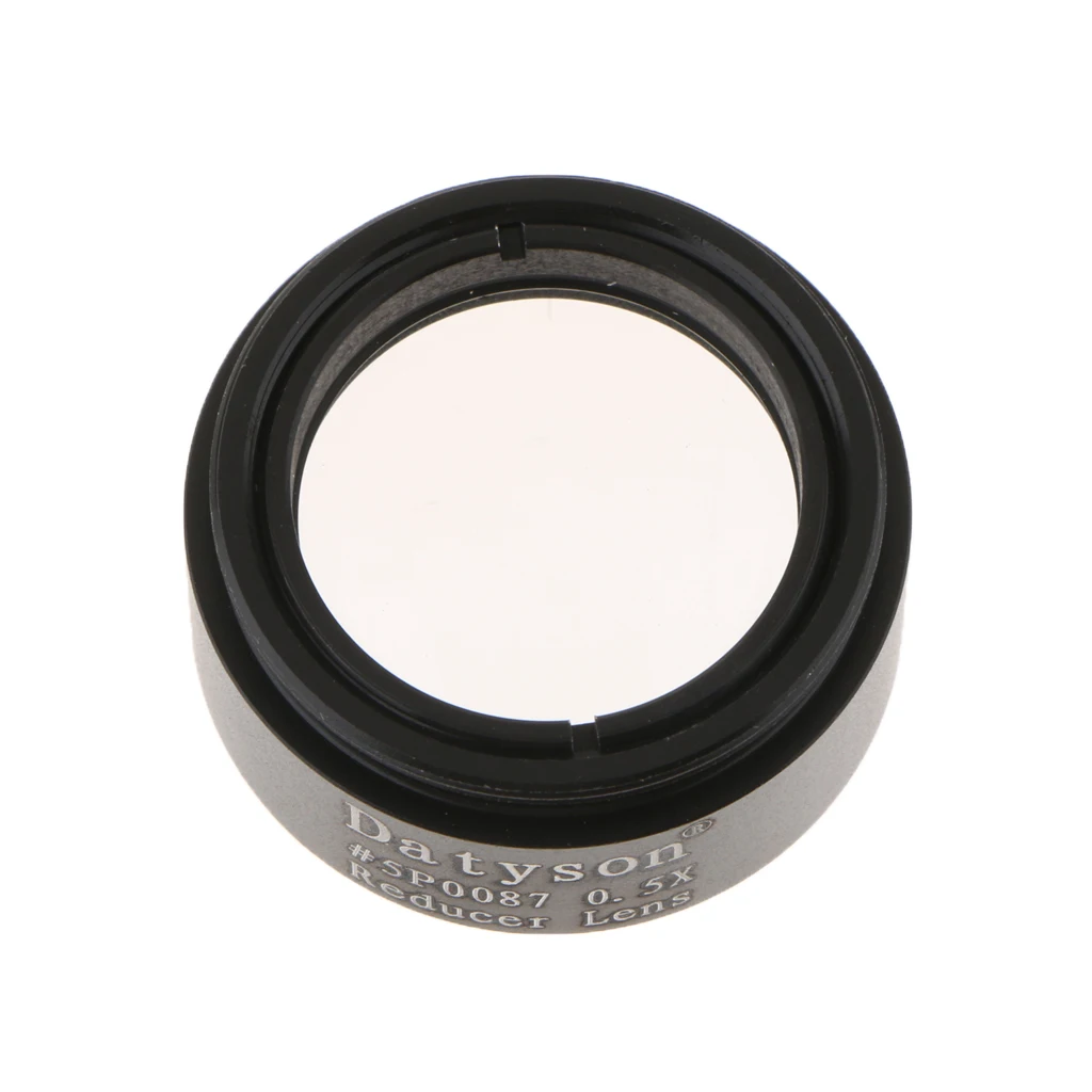 0.5x Barlow Lens 0.5X Focal Reducer Metal with M28*0.6 Thread for 1.25'' / 31.75mm Telescope Eyepiece Accessory