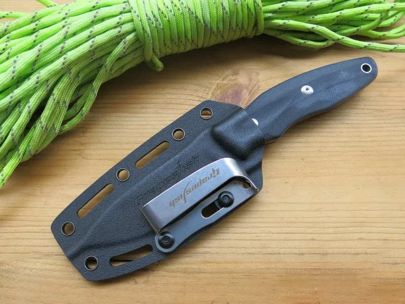 1 Set Stainless Steel EDC Tools Knife K Kydex Sheath Back Clips Pliers