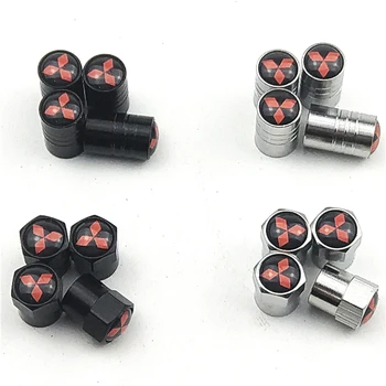 

car sticker 2019 Cap AIR VALVE CAP CASE For Mitsubishi ASX Outlander Lancer EX Pajero Motorcycle Car Styling Accessories